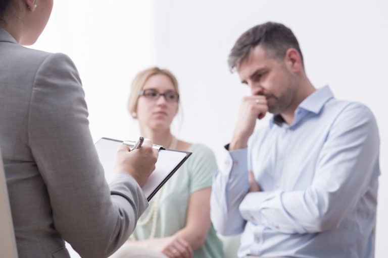 Couple in a counseling
