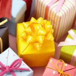 Gift boxes with bow