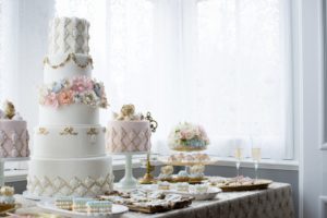 Wedding cake and desserts