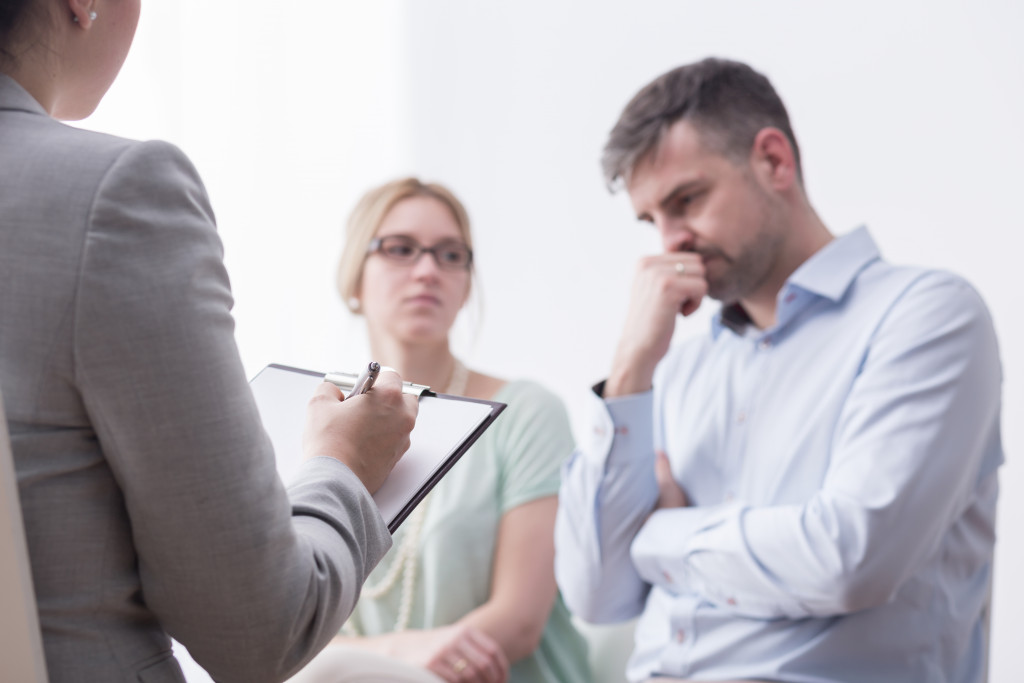 couple having counseling